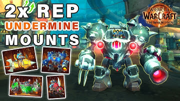 Undermine REPUTATION has a 2x Boost Now | Darkfuse and Cartels Boosted ► WOW: The War Within