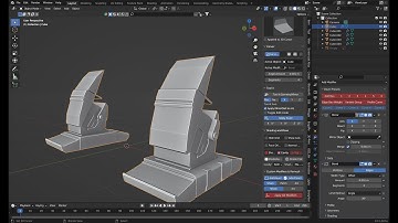 Grid modeler timelapse Blender
