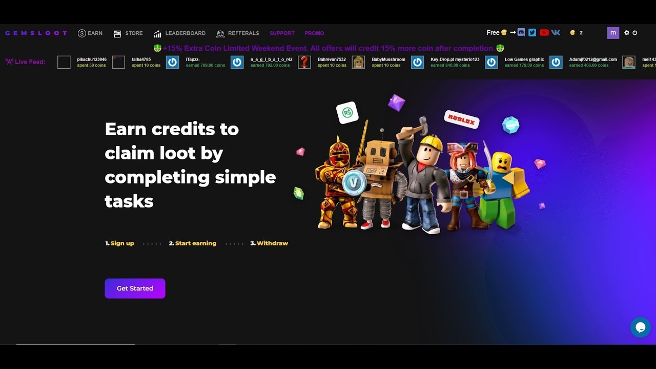 GemsLoot New Promo Codes 2021 YouTube