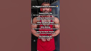 Follow @lars.langen to save yourself 12 years of trial & error! #musclemistakes #muscletips