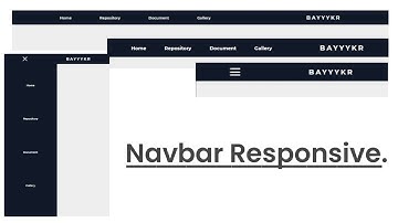 ASMR Programing - Navbar Responsive - No Talking