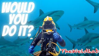 $1500 A DAY Welding Underwater |LIFE EXPECTANCY? SHARKS? HOW DEEP?