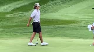 An 18Th Hole Putting Clinic By Sebastian Kasun, Carter Ruegsegger Charlie Erlandson On No. 18