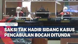 Saksi Tak Hadir Sidang Kasus Pencabulan Bocah Ditunda