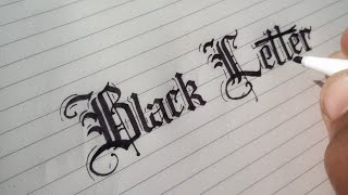 Calligraphy Alphabet, Calligraphy Letters By Letter And Calligraphy Pen