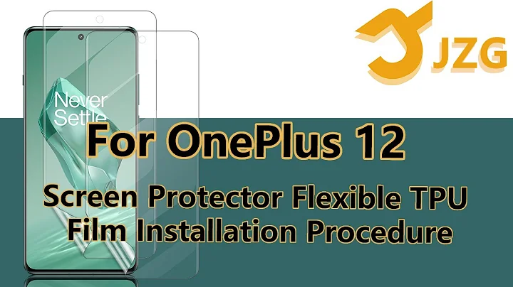 📱 OnePlus 12 Screen Protector[Not Glass],Flexible TPU Film Installation Procedure