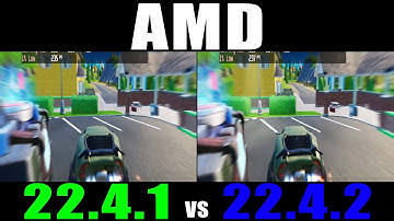 Fortnite | AMD Radeon Software 22.4.2 vs 22.4.1 | FPS Comparison | On DX12 Mode