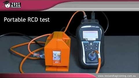 How to test a Portable RCD