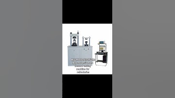 Compressive and flexural testing machine for refractories