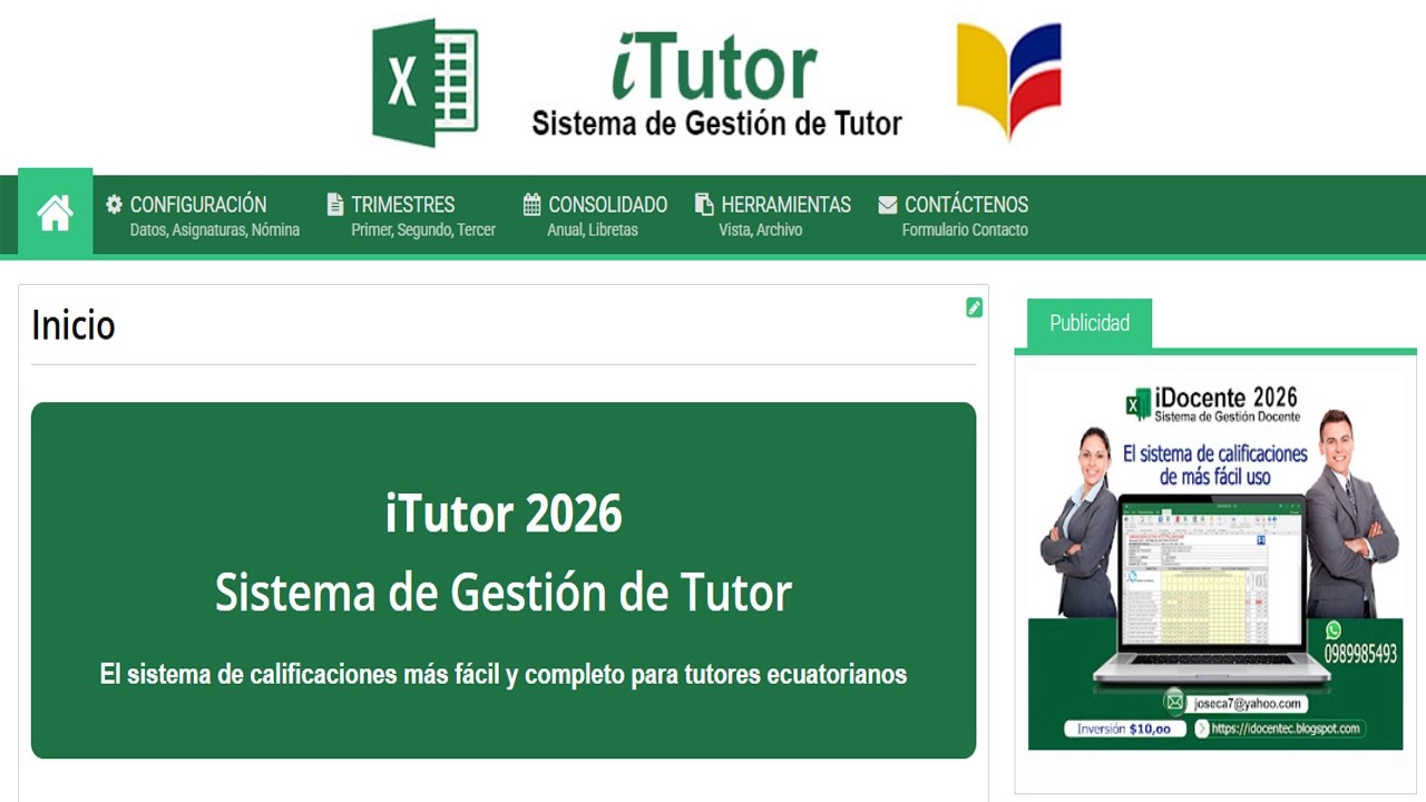 I Tutor iTutor - Sistema de Gestión de Tutor - YouTube