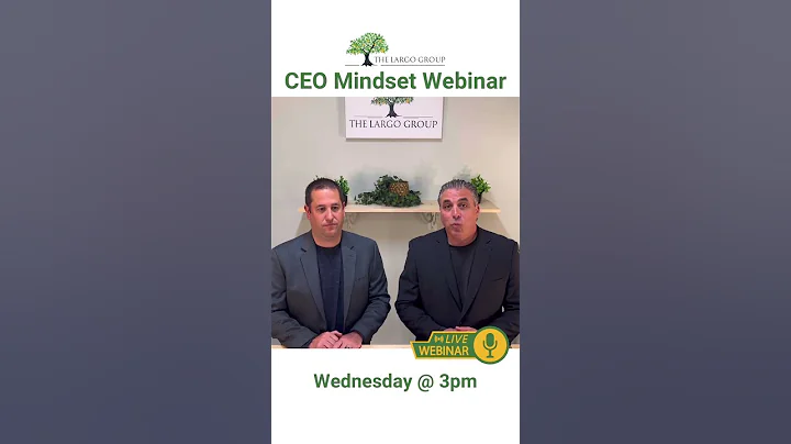 CEO Mindset- Join our Webinar Series