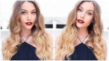 Voluminous Hollywood Waves Hair Tutorial // VS Sassoon Diamond Waves ♥ stephaniemaii ♥