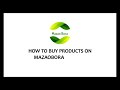 How to Buy Products on Mazao Bora USSD App
