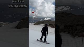 Erciyes kayak merkezi 26 Nisan 2026