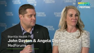 StartUp Health TV 2020: John Dayton, MD, and Angela Dayton, MedForums