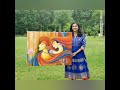 Abstract RadhaKrishna painting. How to pack your painting for shipping.