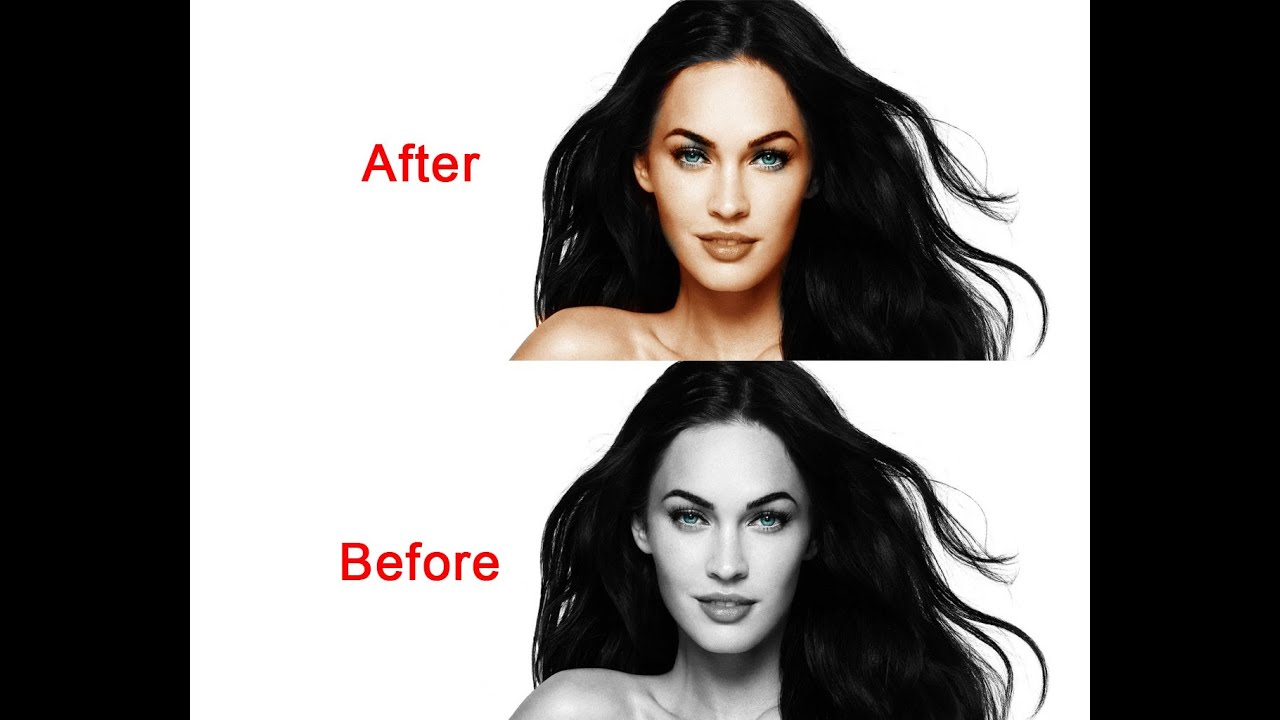 black and white photo editor YouTube