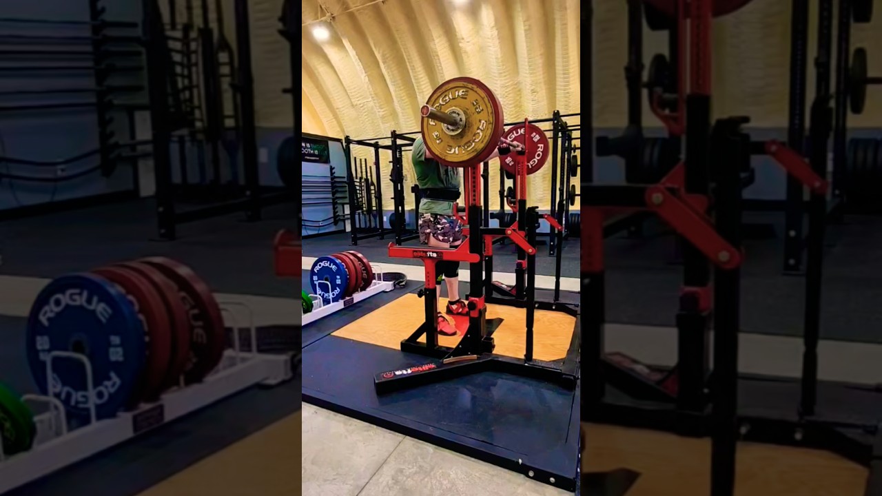 Old Man Squat PR 201 kg / 443 lbs #powerlifting #usapl #squatpr