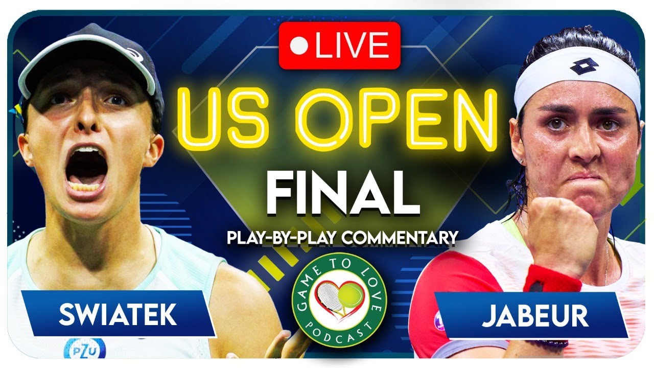 SWIATEK vs JABEUR US Open 2022 Final LIVE Tennis Play-By-Play Stream