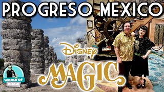 Our Sailing Adventure on THE DISNEY MAGIC | Progresso Mexico, AKÉ Ruins and Cave Swim! 4K