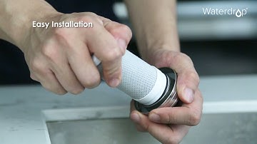 Waterdrop FC-06 Stainless Steel Activated Carbon Block Faucet Water Filter