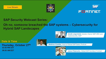 Oh no, someone breached the SAP systems – Cybersecurity for Hybrid SAP Landscapes