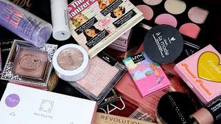 swatching all of my highlighters | my highlight collection 2019 | Sarah Kilcline