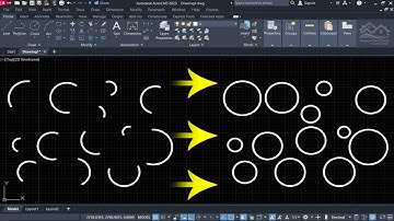 How to close all arcs at once by on click (convert arcs to circles) in AutoCAD using autolisp