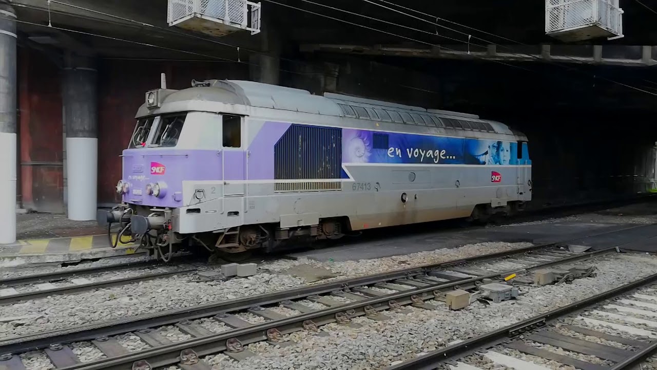 Echange de locomotive à Amiens au train 2013 le 15 octobre 2019