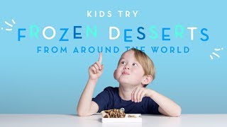 Kids Try Frozen Desserts From Around The World | Kids Try | Cut