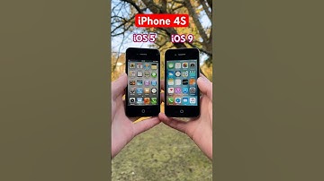 iPhone 4S on iOS 5 and iOS 9
