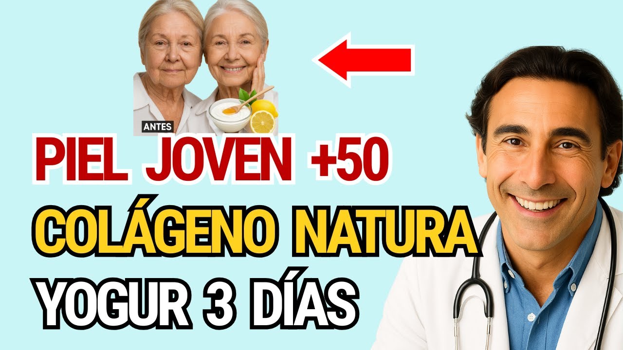 Piel Madura 50+: Recupera Tu Colágeno con Yogur | Piel Firme Colágeno Natural