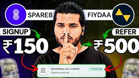 💲SPARE 8 NEW REFER AND EARN APP TODAY | FIYDAA REFER AND EARN APP TODAY | BEST REFER AND EARN APP