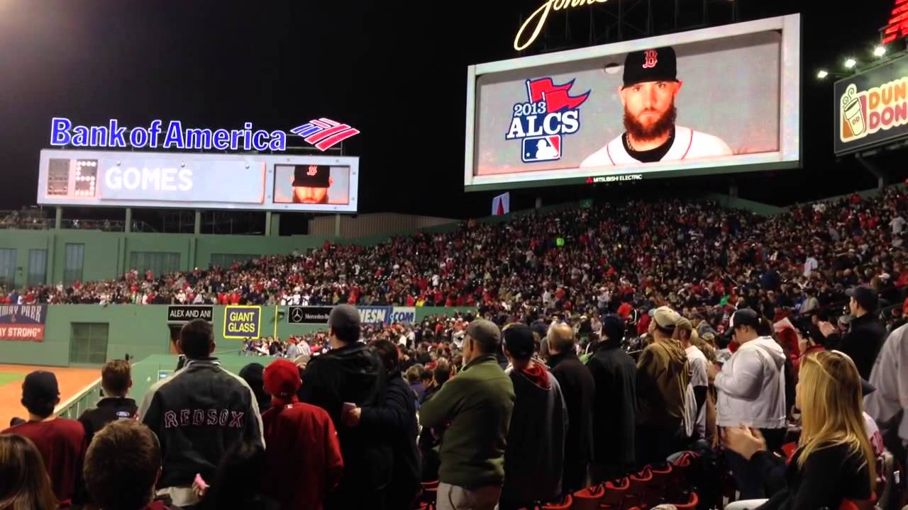 ALCS Game 2 Boston Red Sox Team Intro YouTube