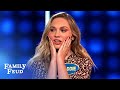 Would THIS slide off a bald guy's head? | Celebrity Family Feud