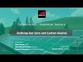 September Session 1 – Defining Net Zero and Carbon Neutral