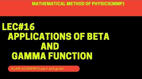 APPLICATIONS OF BETA FUNCTION ||APPLICATIONS OF GAMMA FUNTION || MMP||