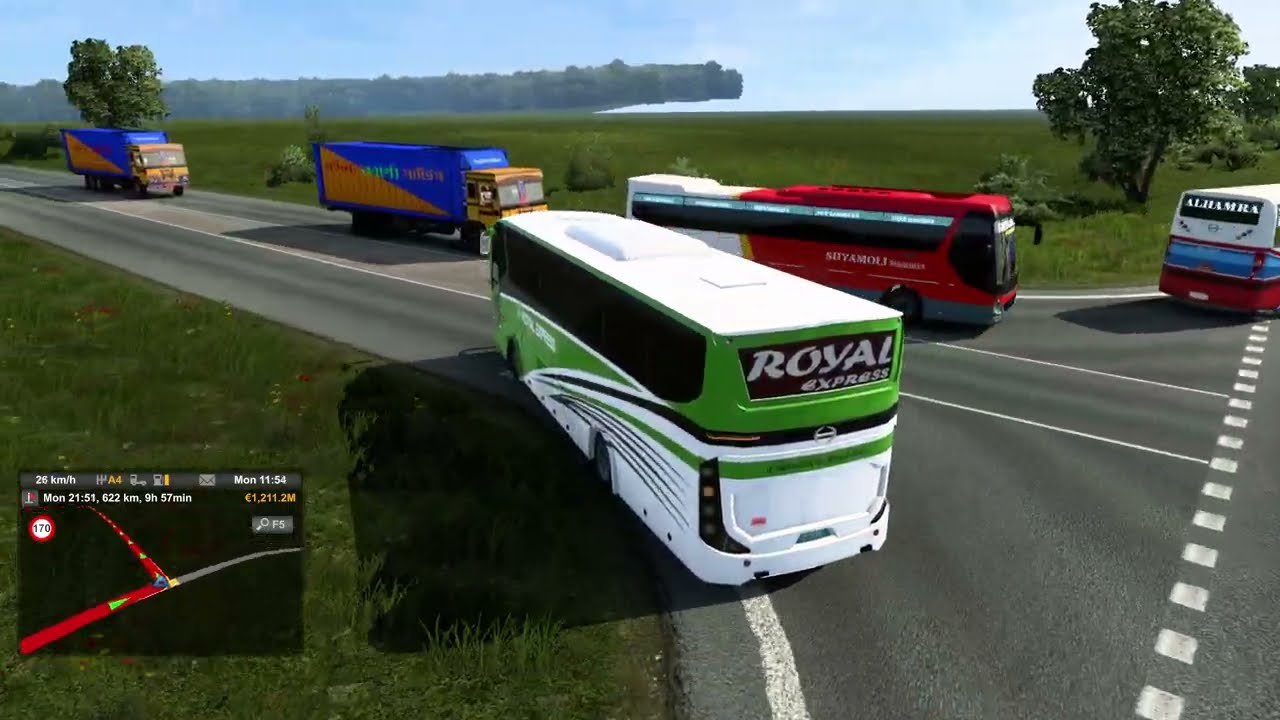 Royal Express Hino AC speed run | Meherpur - -,-