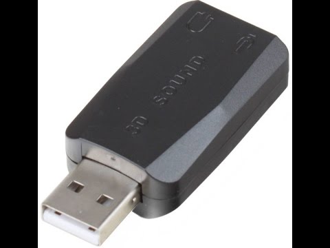 Переходник USB наушники микрофон. - YouTube