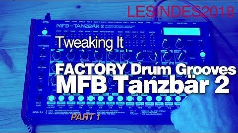 MFB TANZBÄR 2 // FACTORY PRESET PATTERNS // 1