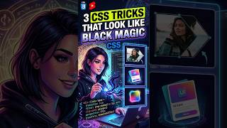 3 CSS Tricks That Look Like Black Magic 🪄 #shorts #coding #productivityhacks #nocode #lifehacks