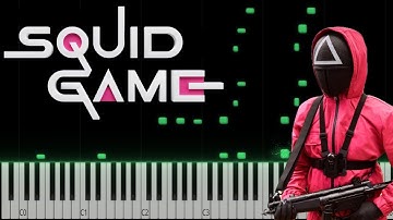 Way Back Then - Squid Game PIANO TUTORIAL + SHEET MUSIC Netflix