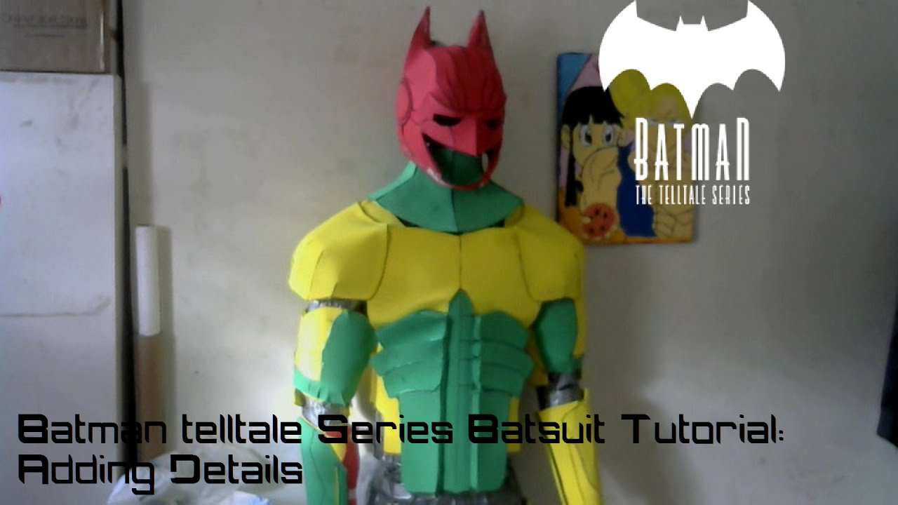 Batman Telltale Batsuit : Adding Details - YouTube