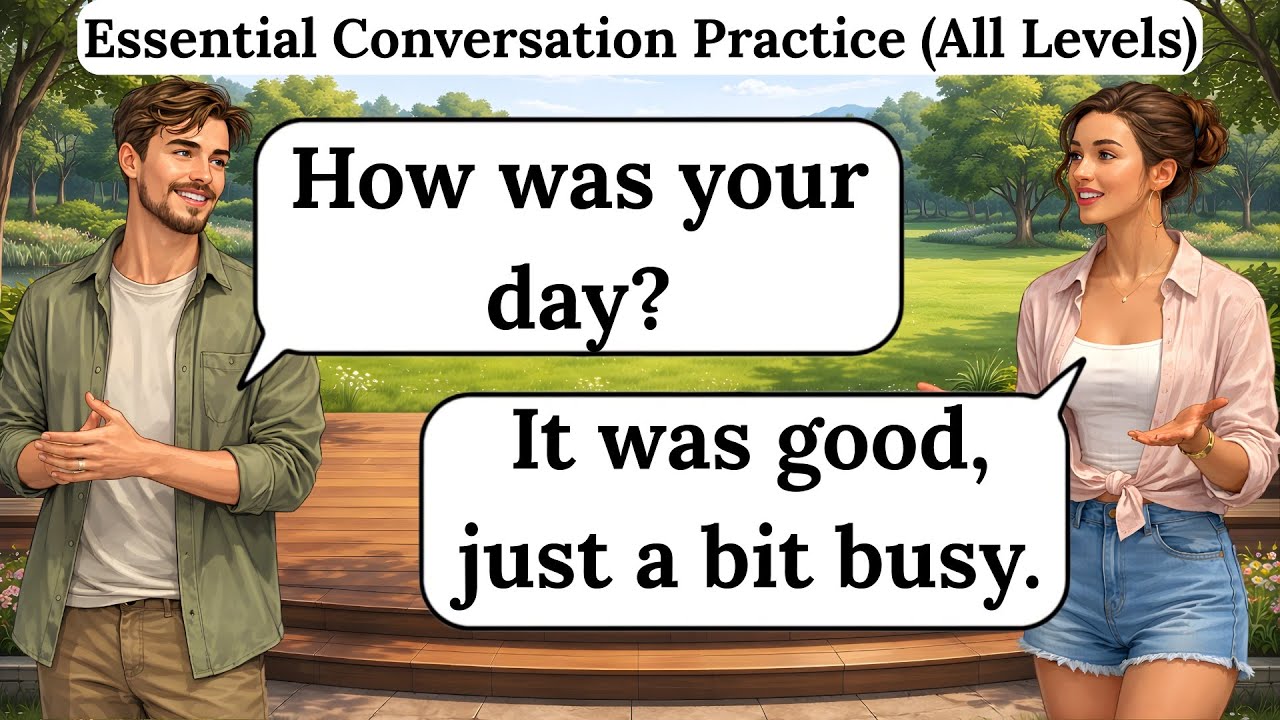 ✅ Speak English Confidently | Essential Conversation Practice (All Levels)
