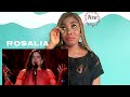 REACTING TO ROSALIA canta Me quedo contigo Goya 2019 REACTION! First time reacting