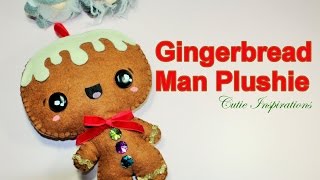 DIY Gingerbread Man - DIY plushie tutorial