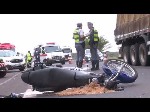 Motociclista morre em acidente na SP-255