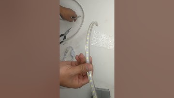 Corte y conexión de manguera LED 5050