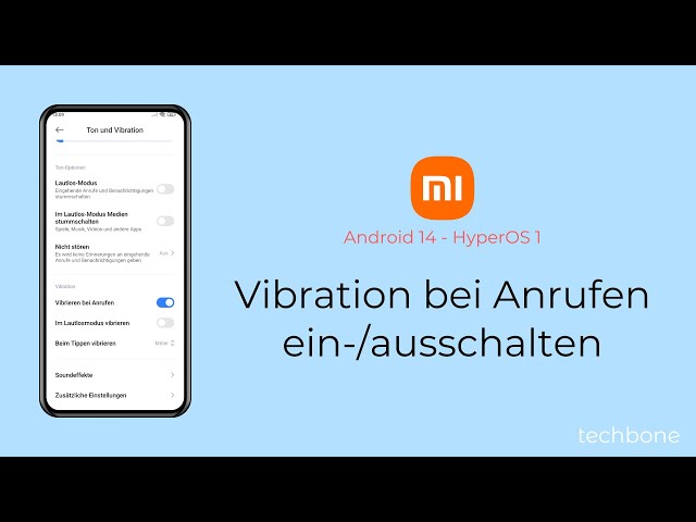 veryfitpro vibration ausschalten Vibration bei Anrufen einschalten oder ausschalten - Xiaomi [Android 14 -  HyperOS 1]
