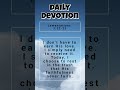 Daily Devotional Prayer April 26, 2026